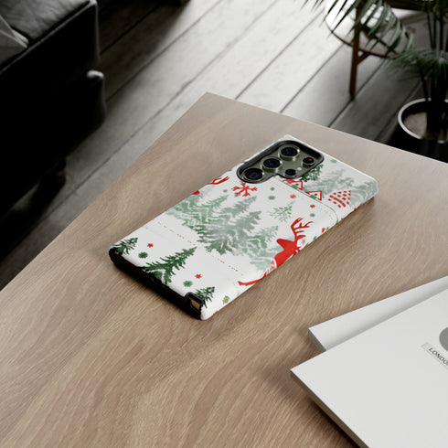 Nordic Christmas Print - Impact Resistant Phone Case